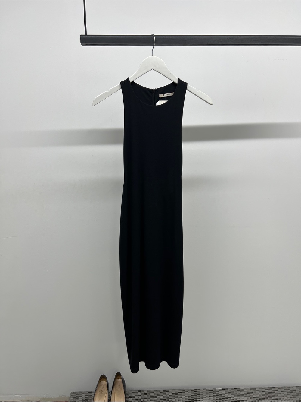 T Alexander Wang Sleeveless Black Midi Dress